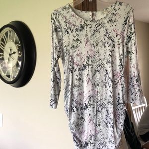 Snake skin maternity top